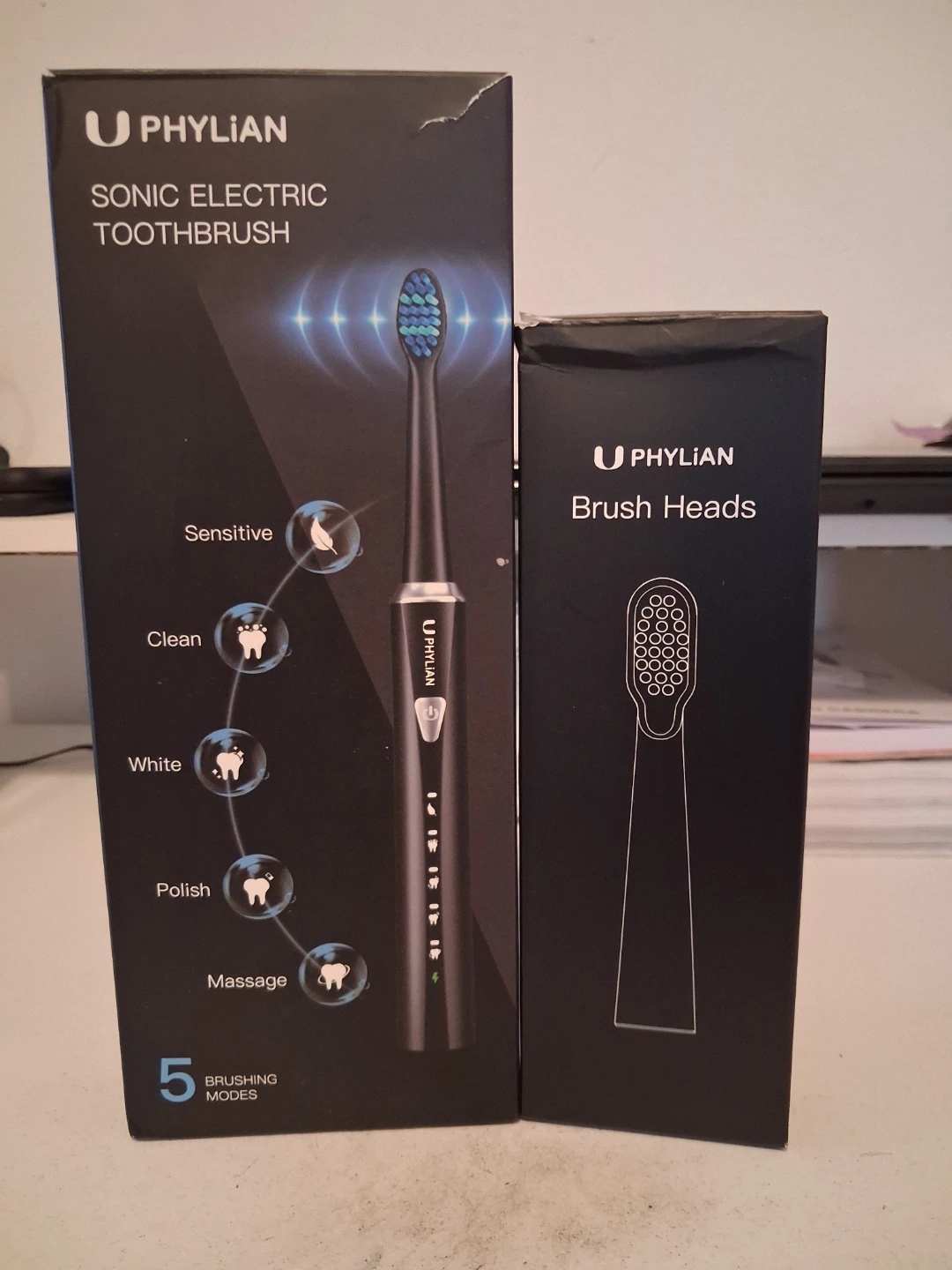 Phylian Sonic Electric Toothbrush and Waterpik Water Flosser Set - photo 3
