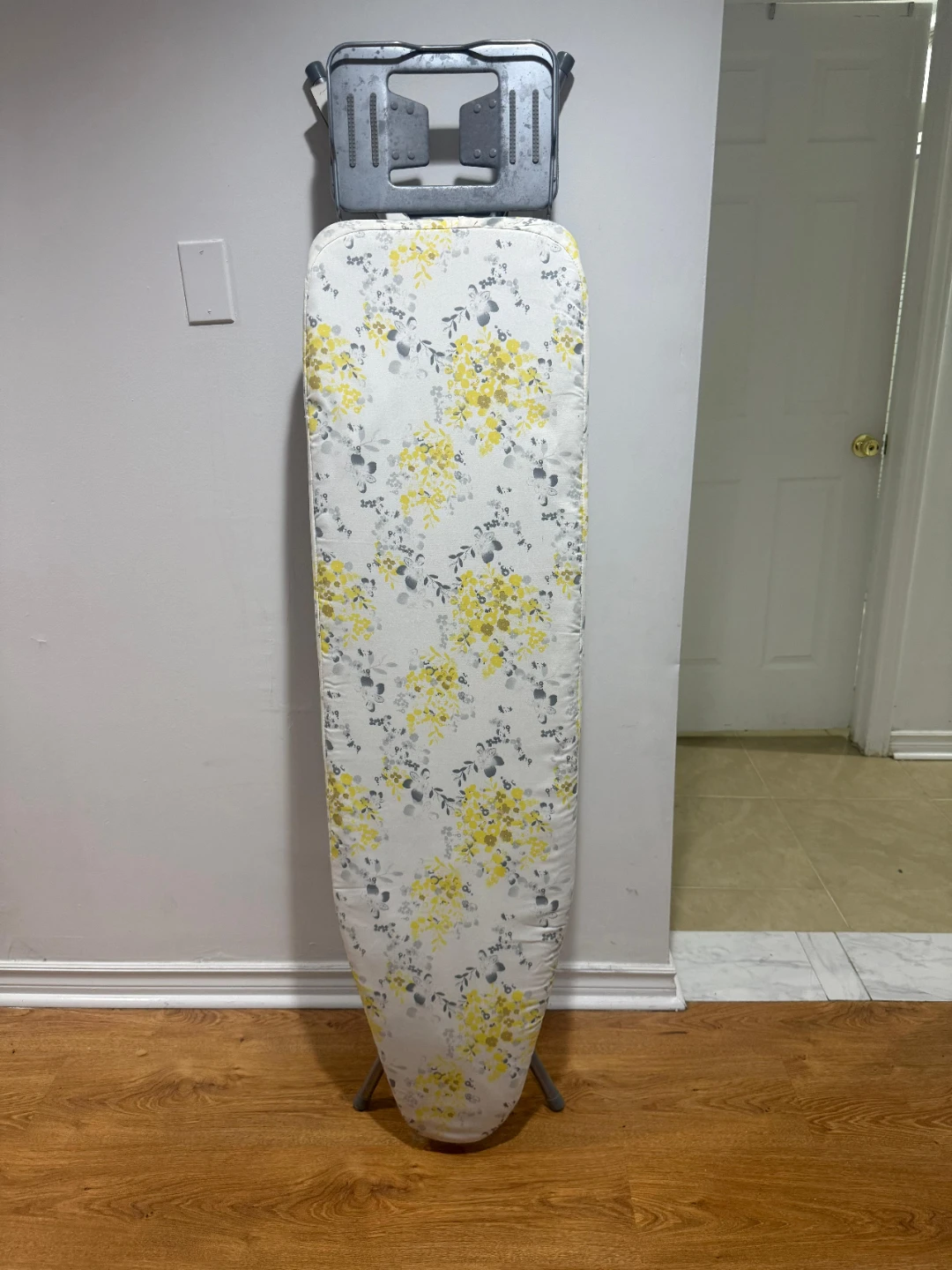 Ironing Board with Floral Cover New Not used