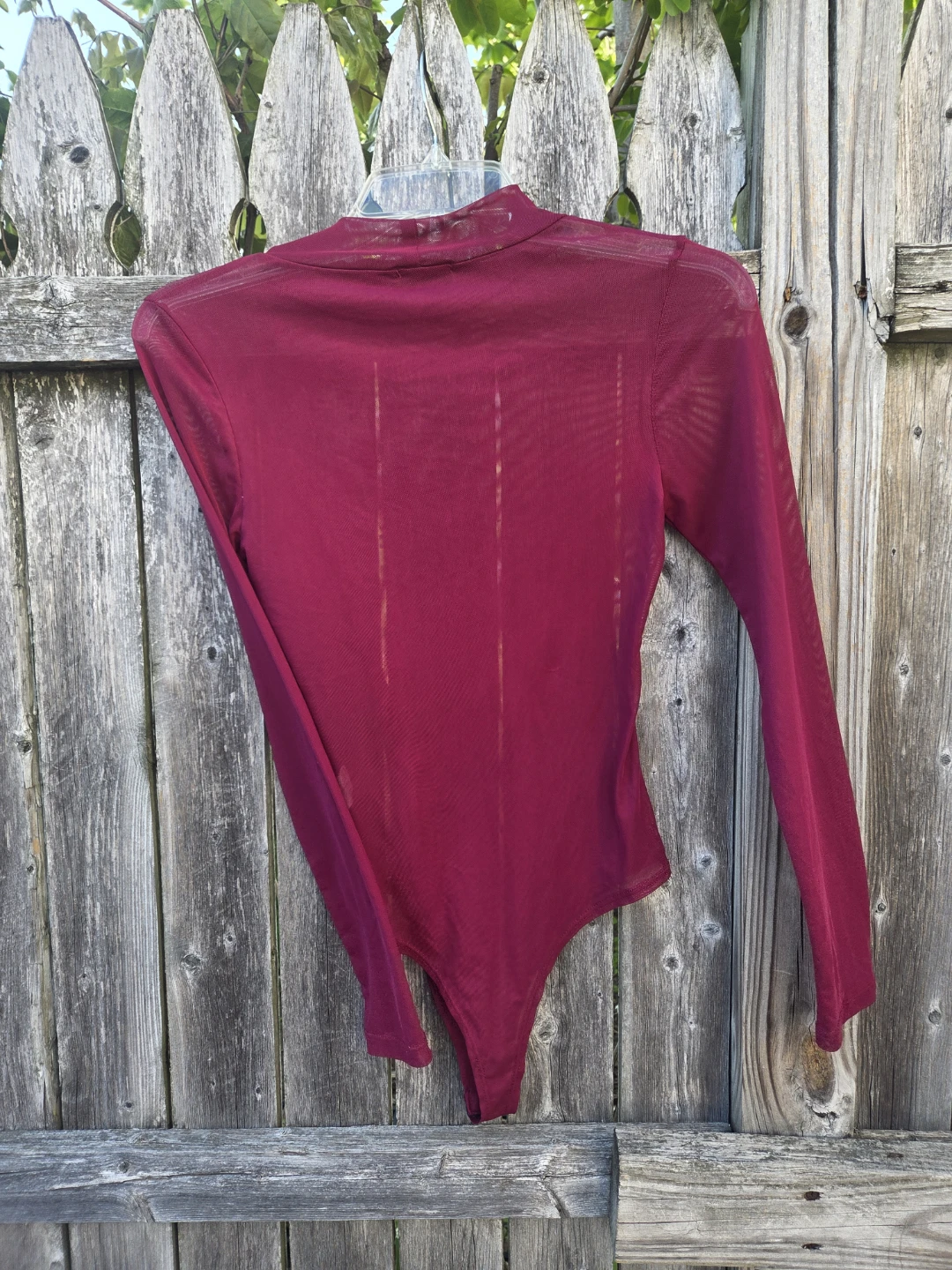 Aria Clothing Mesh Mock Neck Bodysuit - photo 3