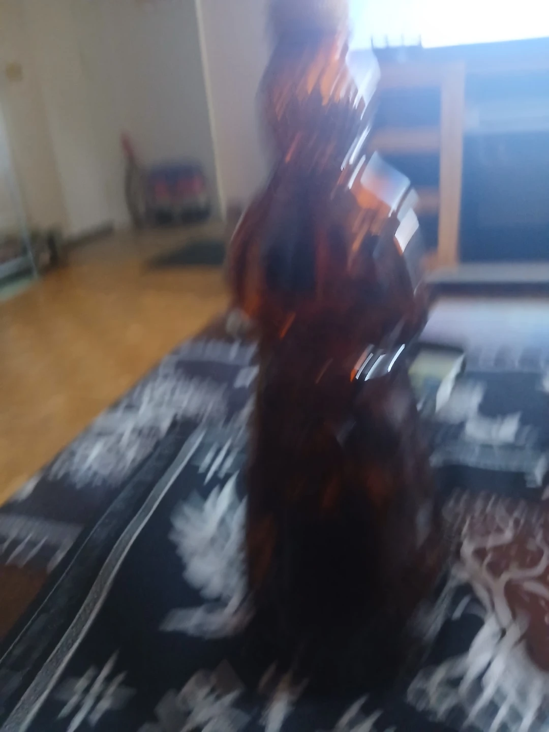 Amber Glass "Mrs Butterworth" Syrup Bottle - photo 2