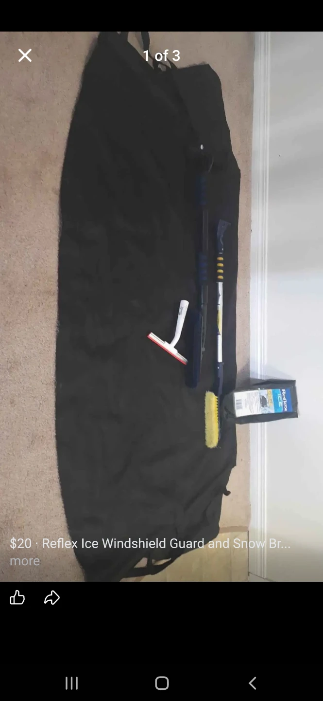 Reflex Ice Windshield Guard and Snow Brush Set