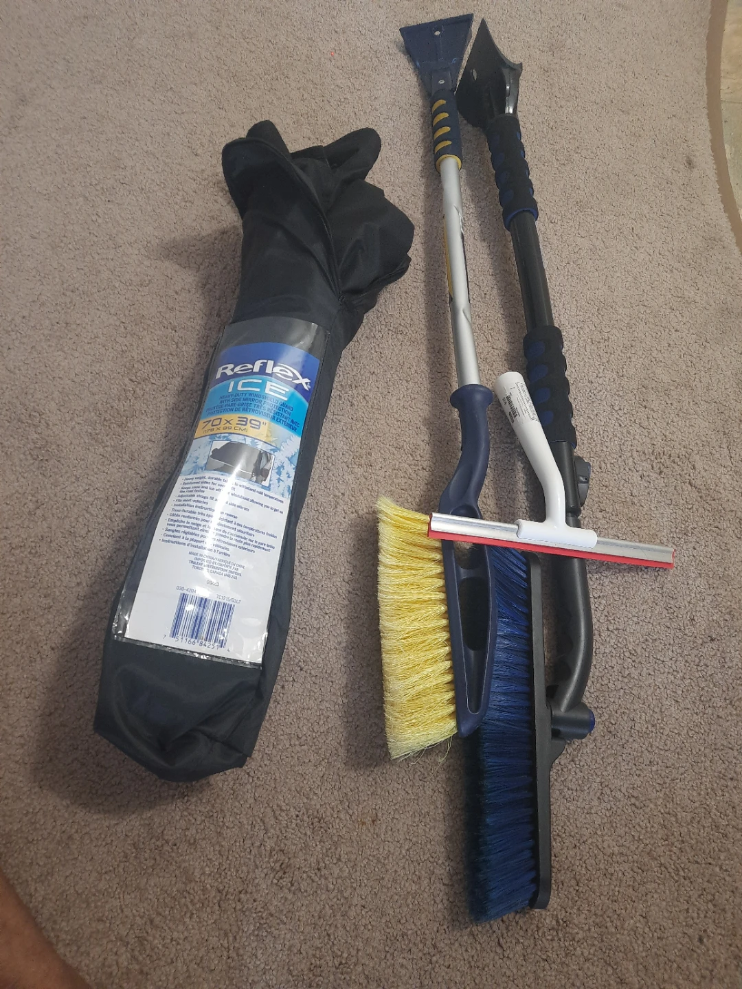 Reflex Ice Windshield Guard and Snow Brush Set - photo 4