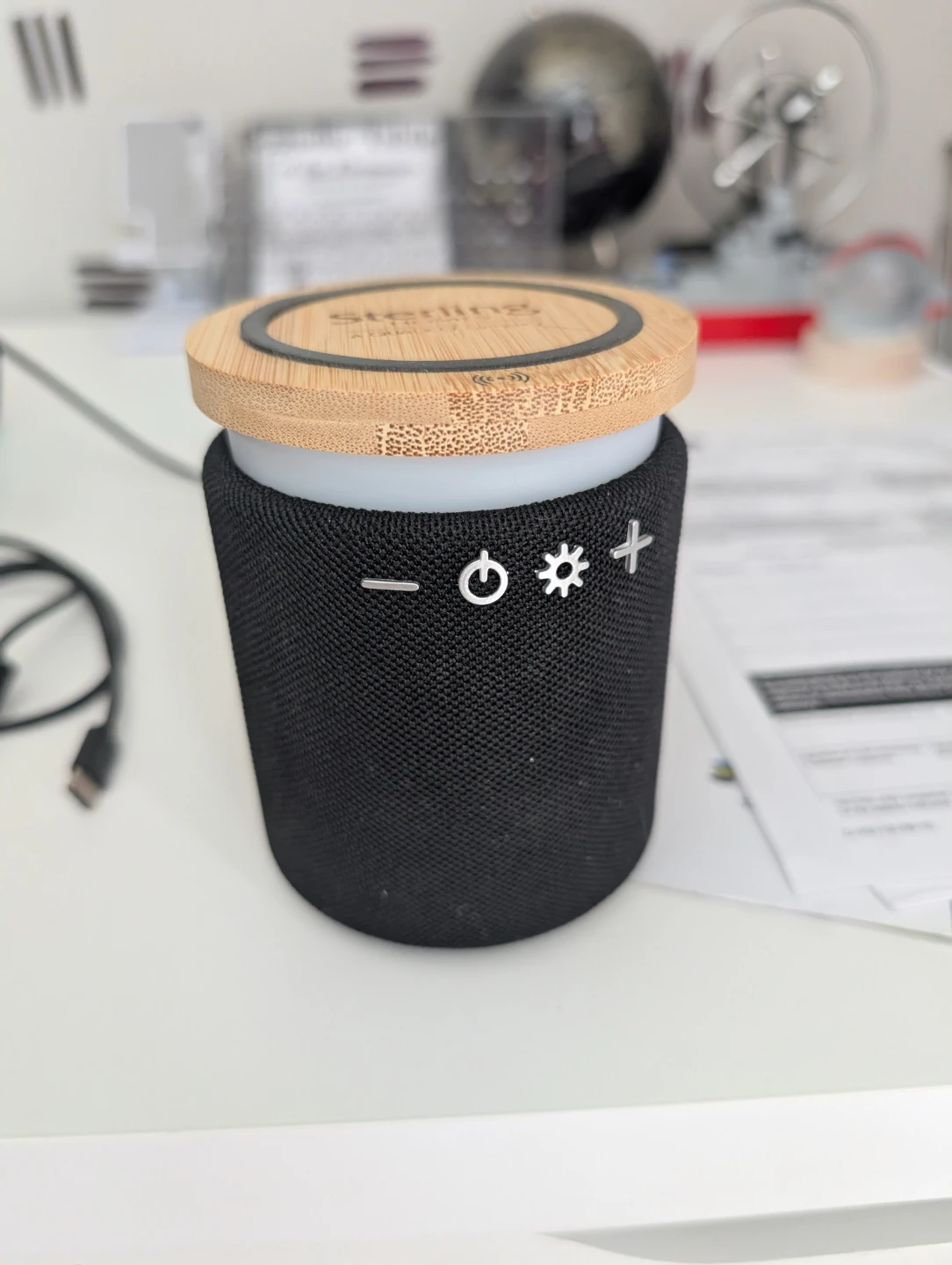 Wireless charger and speaker