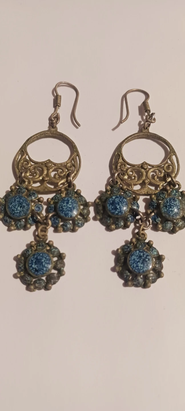 Gorgeous Dangle Blue Stone Earrings - photo 3