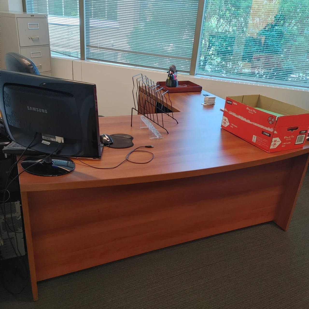Curved Office Desk