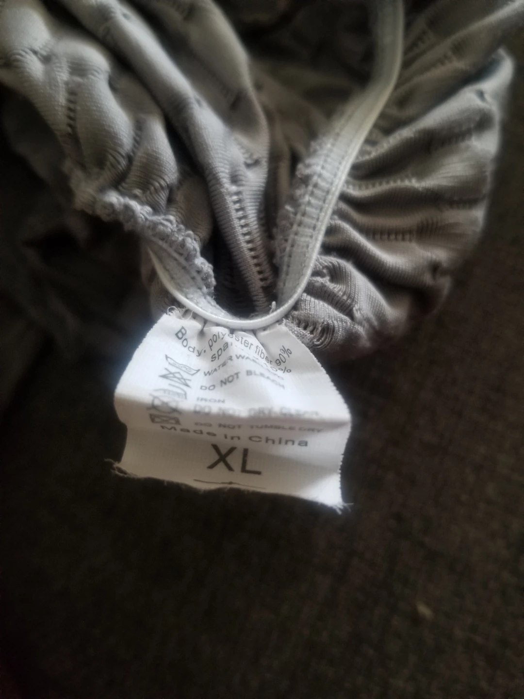Tiktok Grey Textured Leggings - XL - photo 2