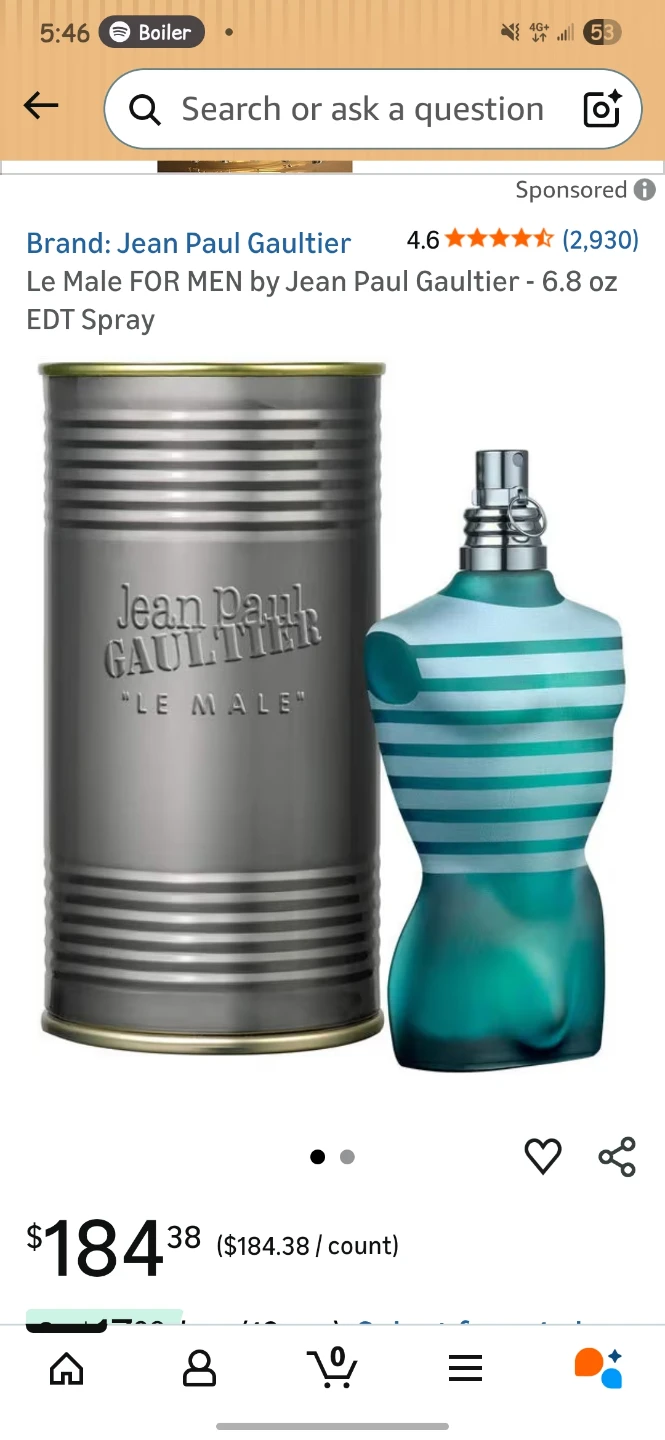 Jean Paul Gaultier Le Male Eau de Toilette Spray - photo 3