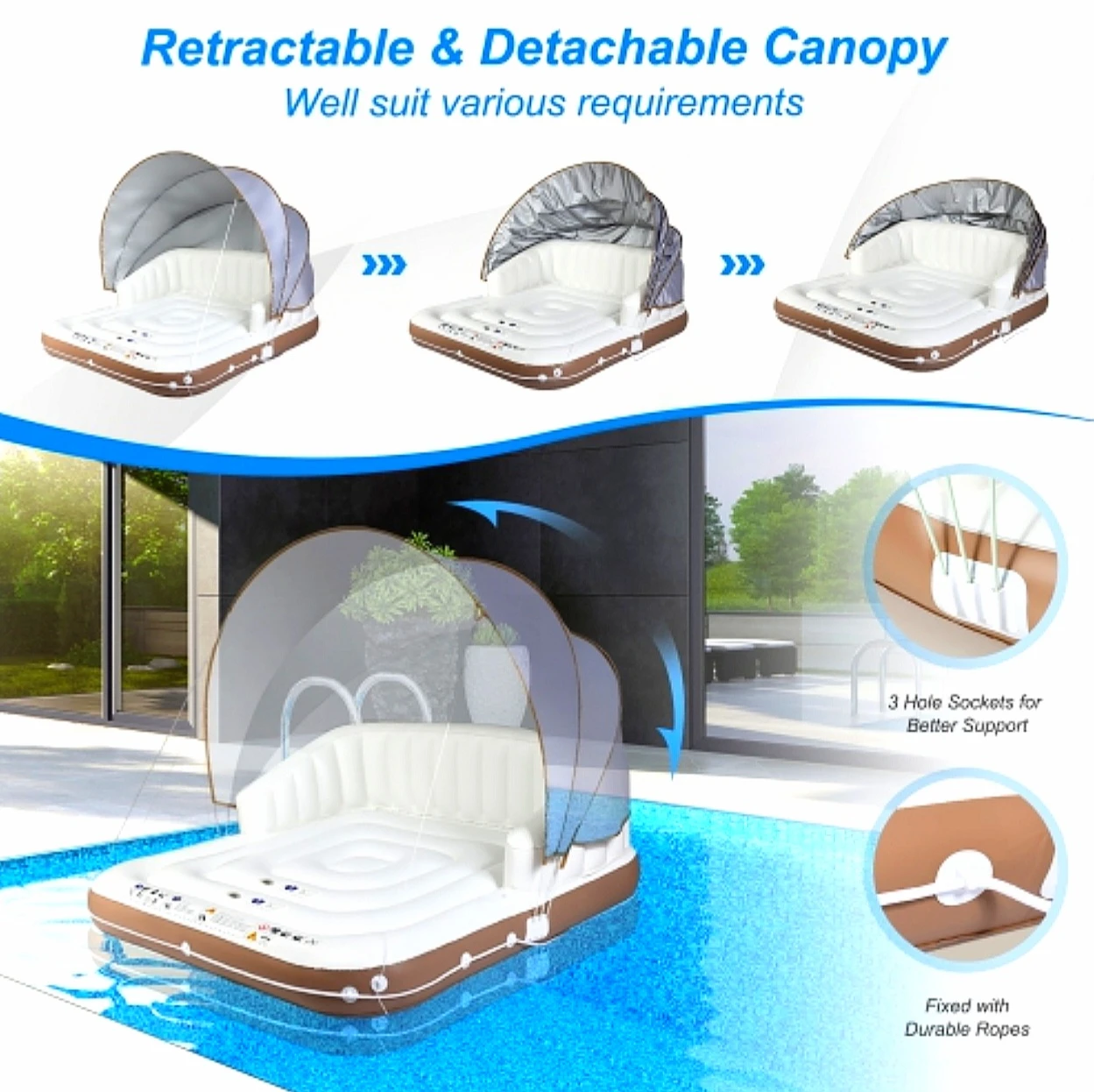 CANOPY POOL LOUNGER - photo 5