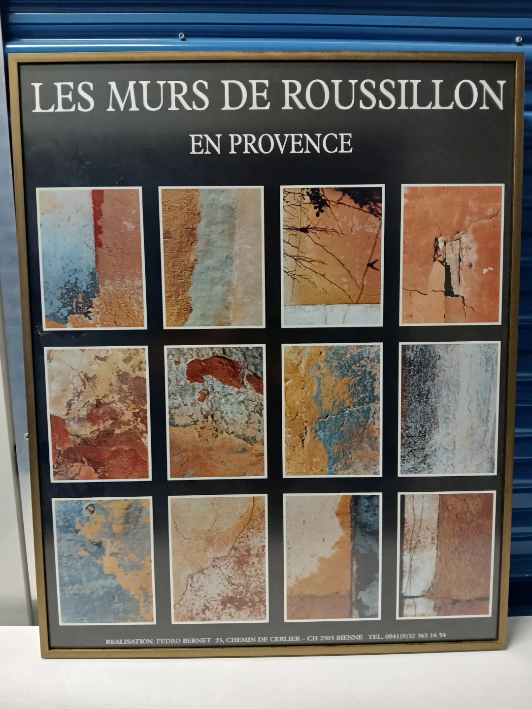 Les Murs de Roussillon En Provence Framed Art Print