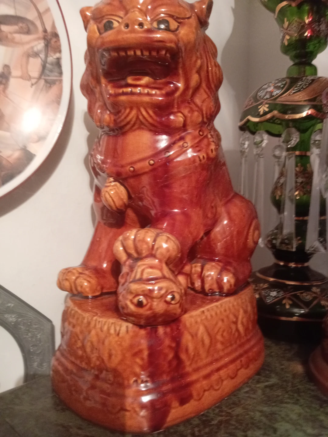 Ceramic Foo Dog Statue