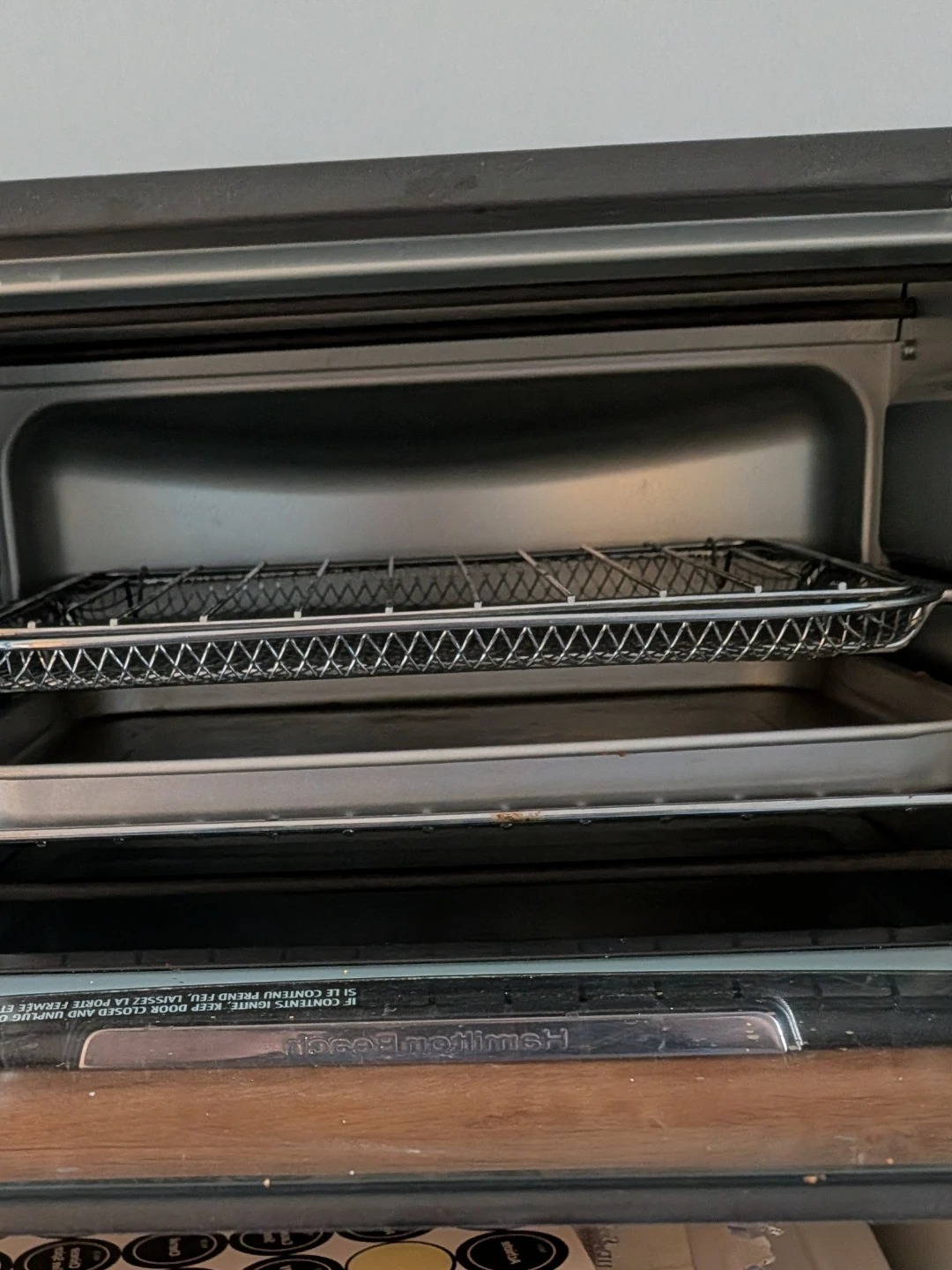 Hamilton Beach Toaster Oven Air Fryer Basket and Baking Pan - photo 2