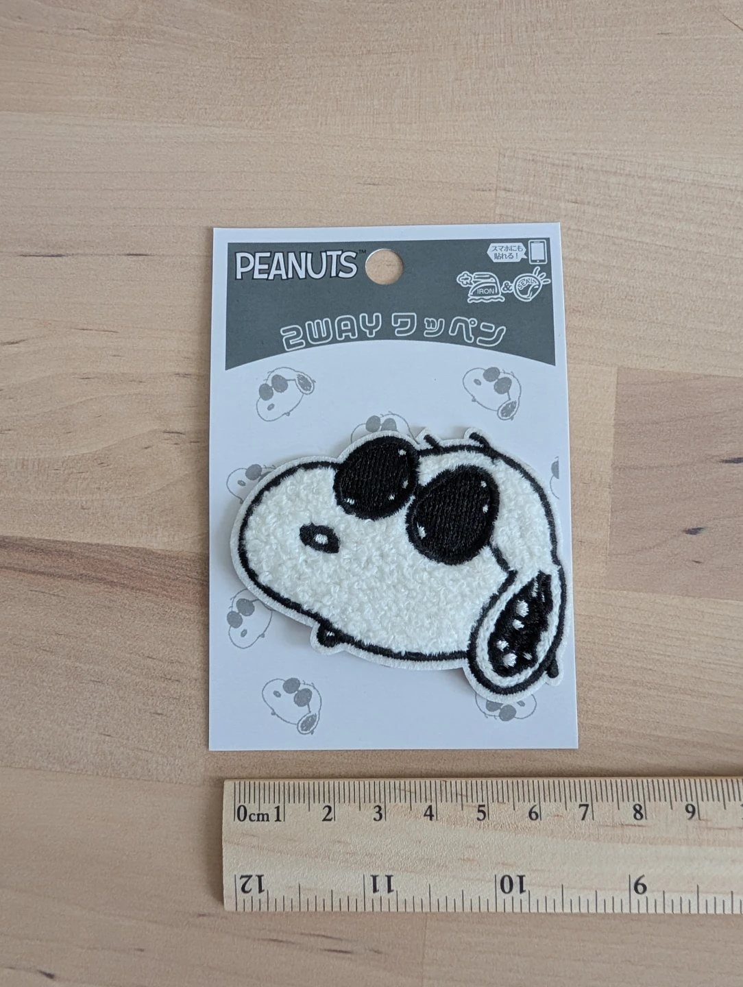 Peanuts Snoopy 2-Way embroidered Patch