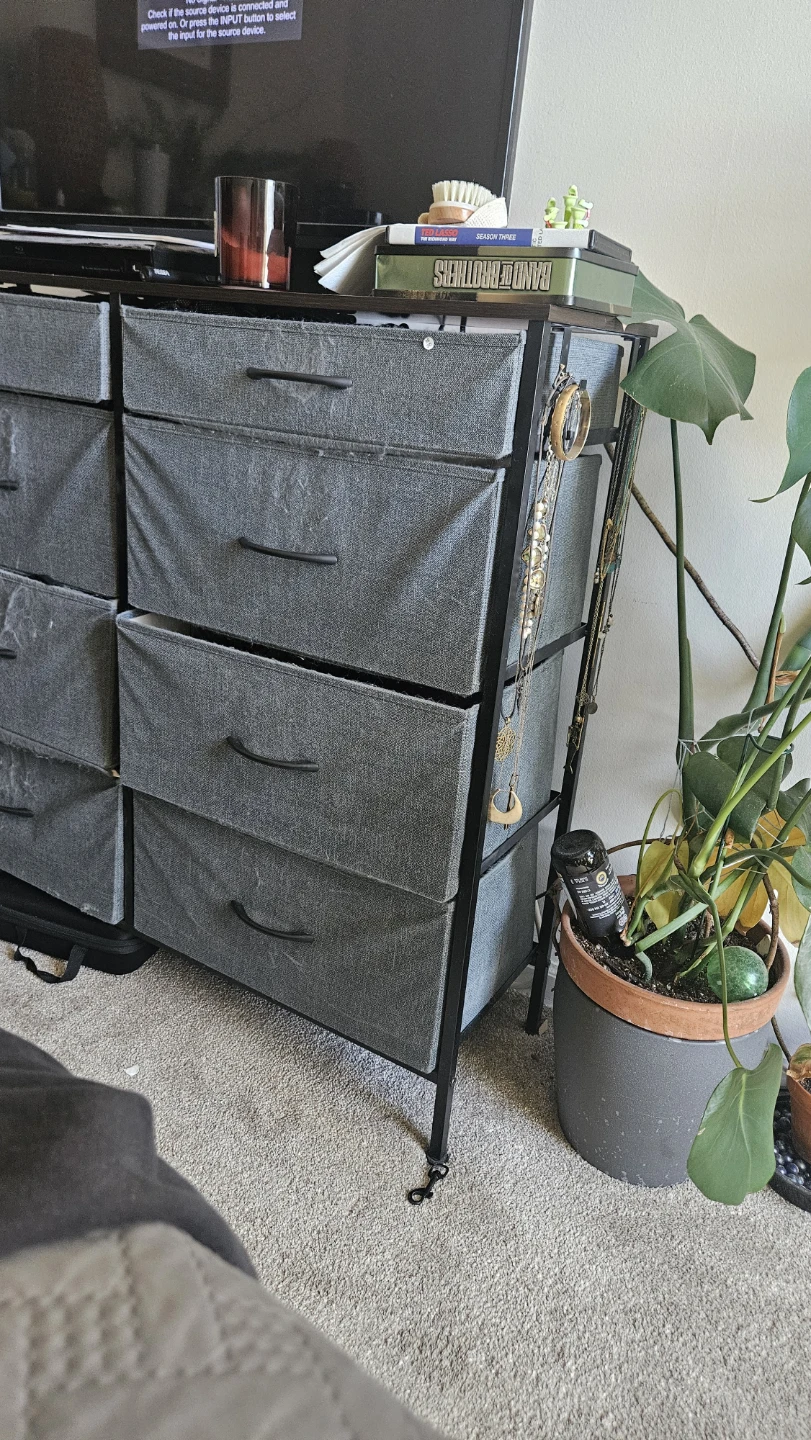 Small dresser with fabric drawers - photo 2