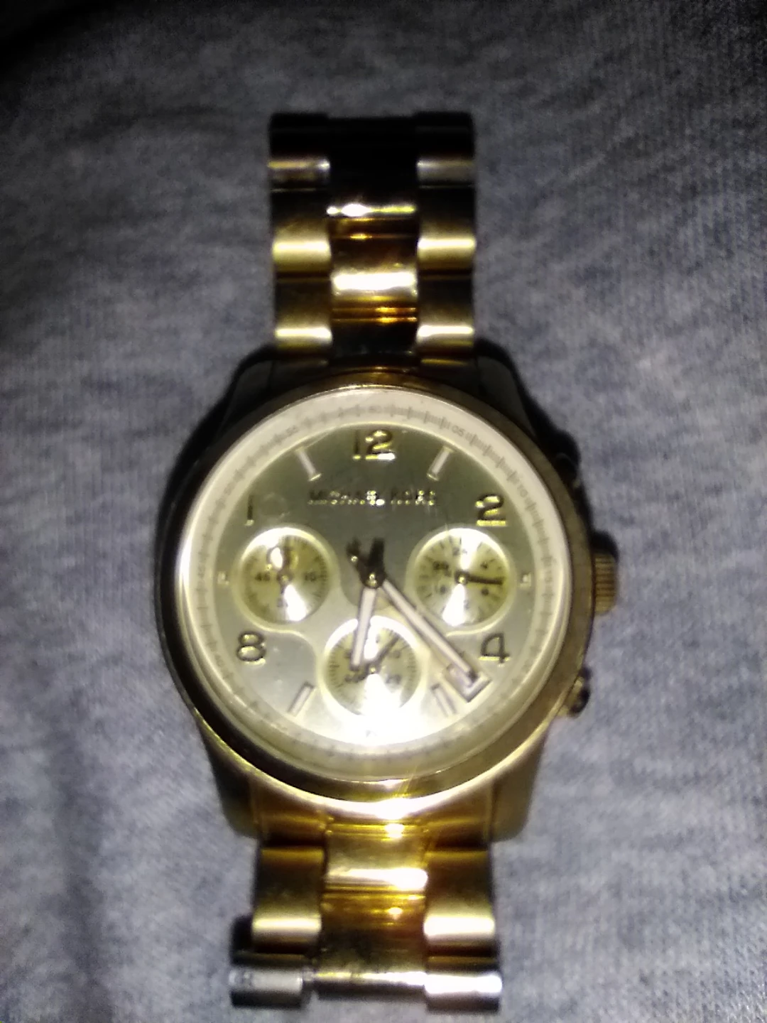 Michael Kors Gold Chronograph Watch