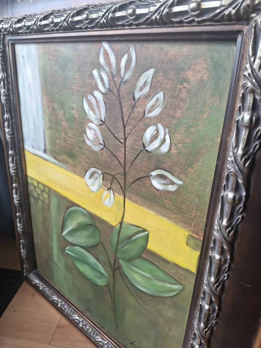 Framed Floral Artwork