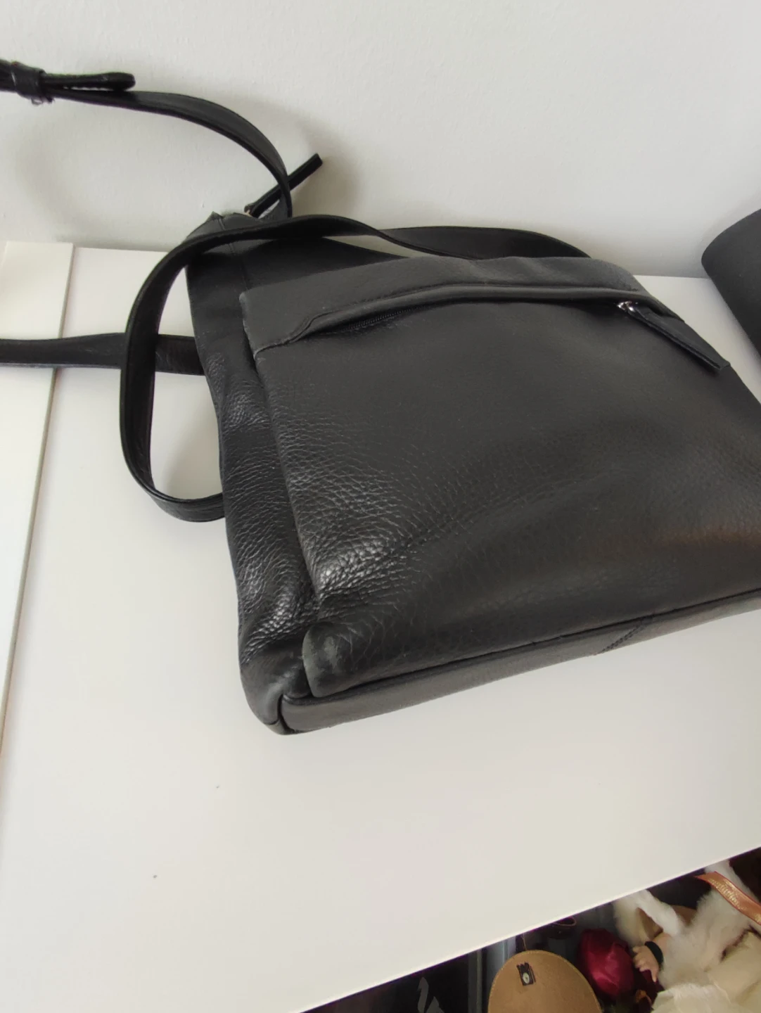 Derek Alexander Black Leather Crossbody Bag - photo 5