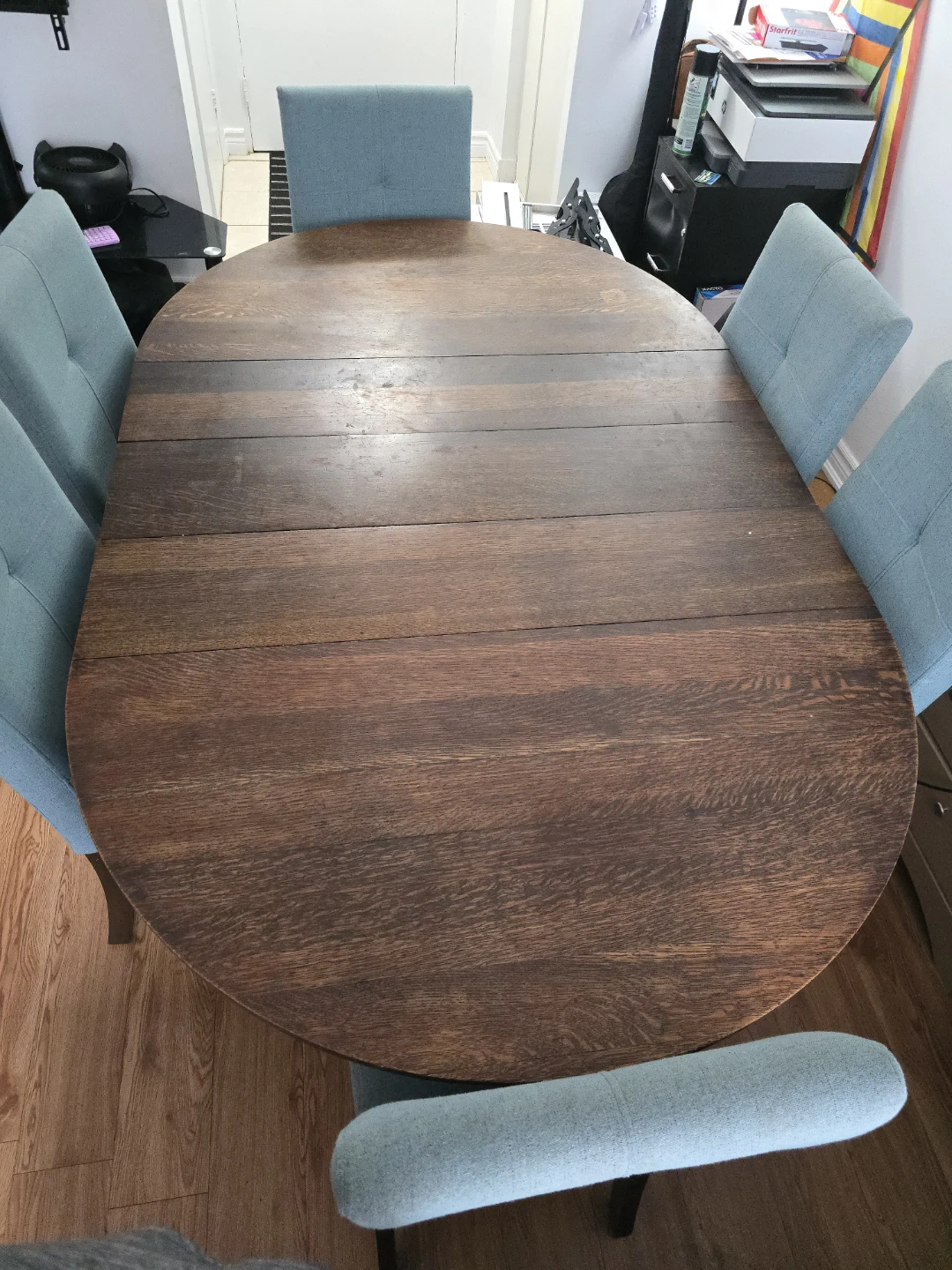 Oval Wood Dining Table - photo 2