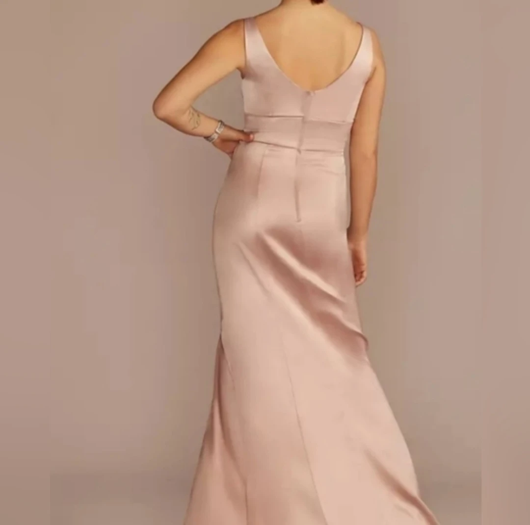 New David's Bridal Black Evening Gown - photo 2