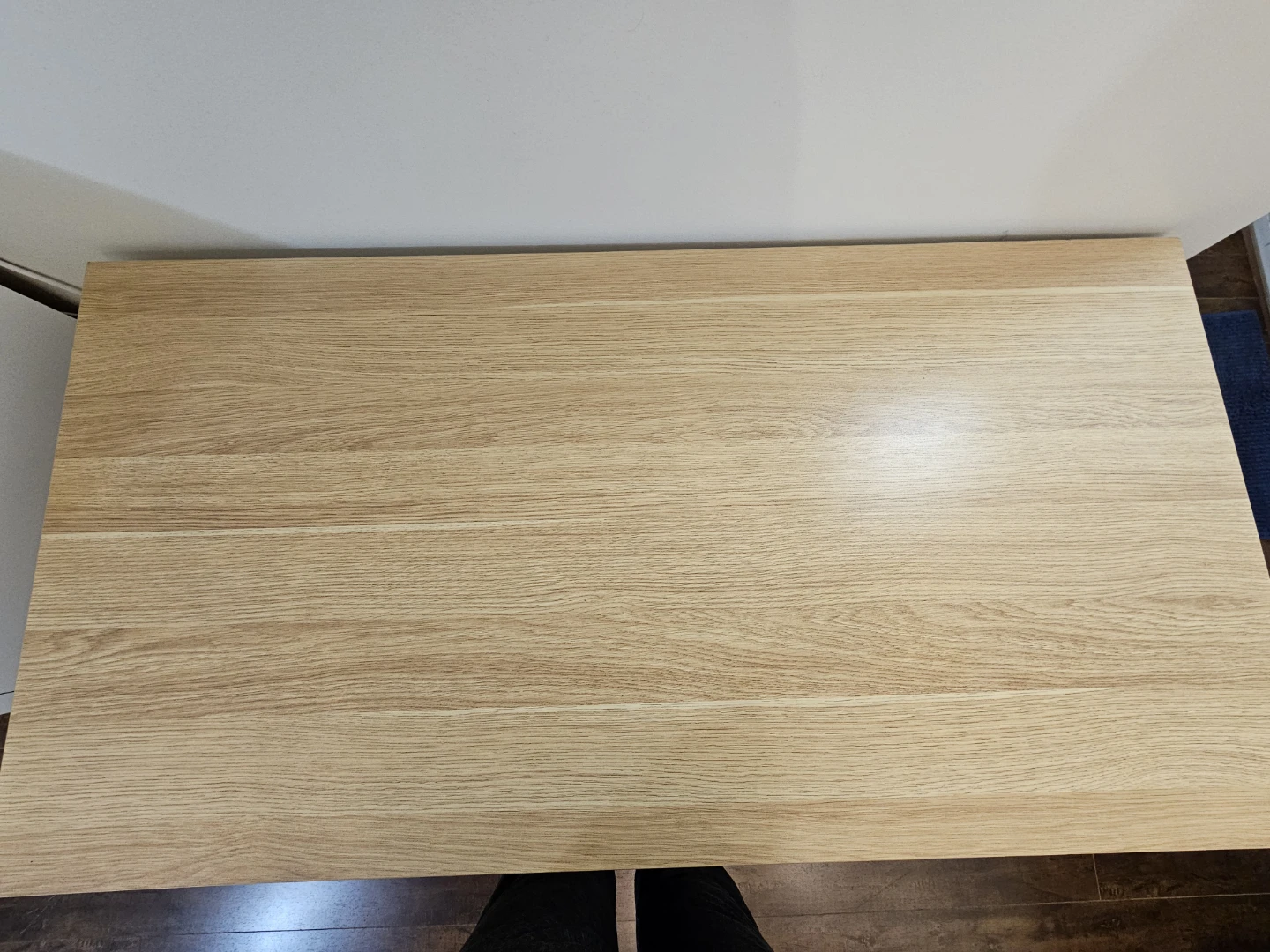Light Oak and White Metal Desk - photo 4