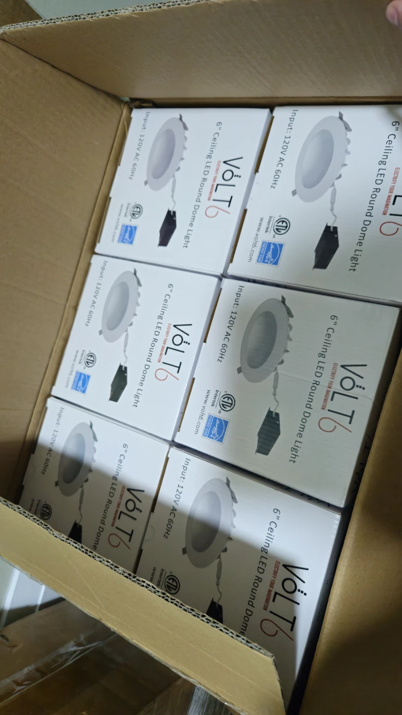 12x Vvolt6 6" LED Round Dome Light - photo 2