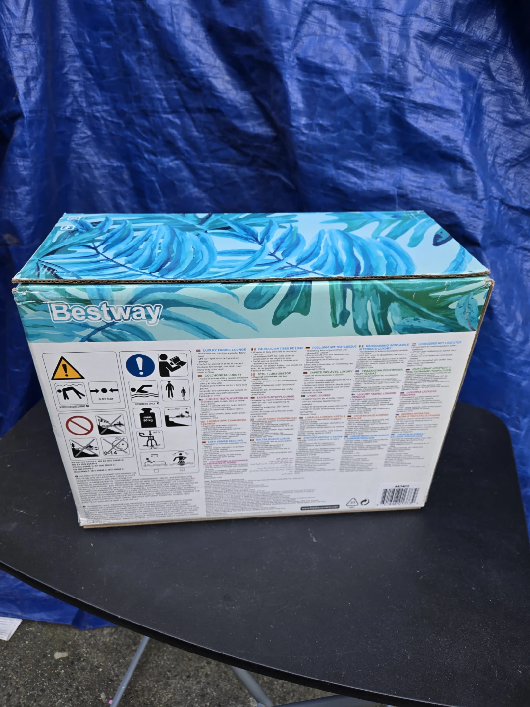 Delux adult pool inflatable lounger - photo 4