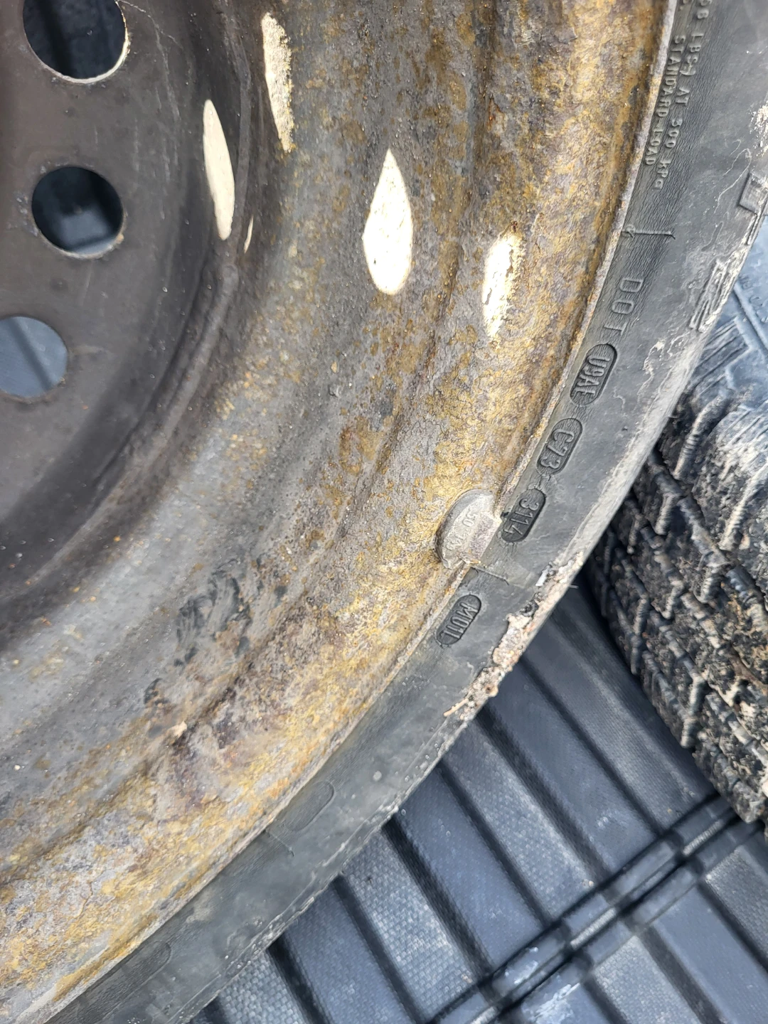 Set of 4 Used Tires with Rims - photo 4