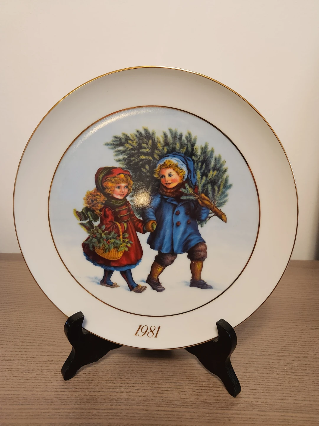 1981 Christmas Memories Collector Plate - photo 2