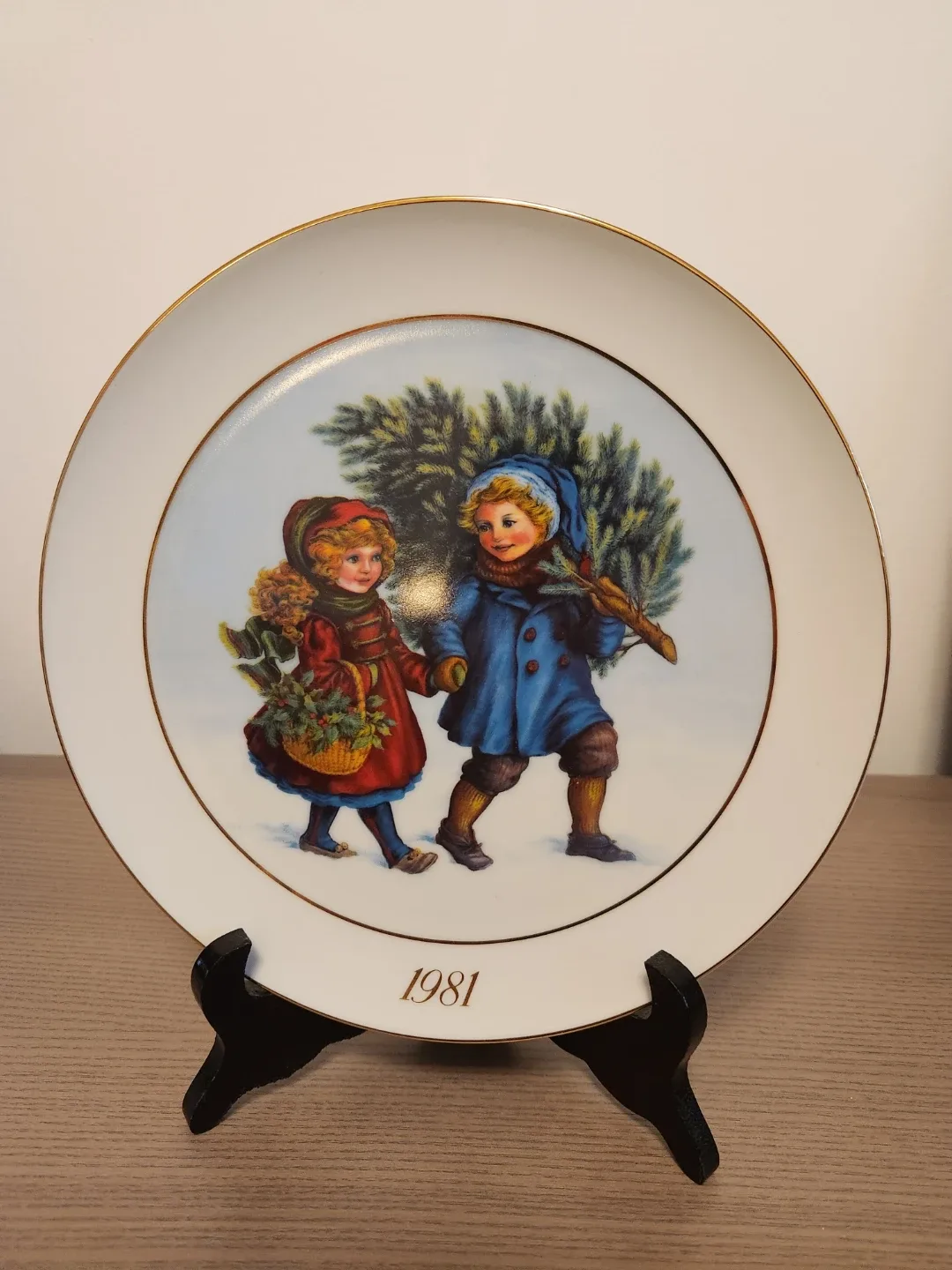 1981 Christmas Memories Collector Plate - photo 2