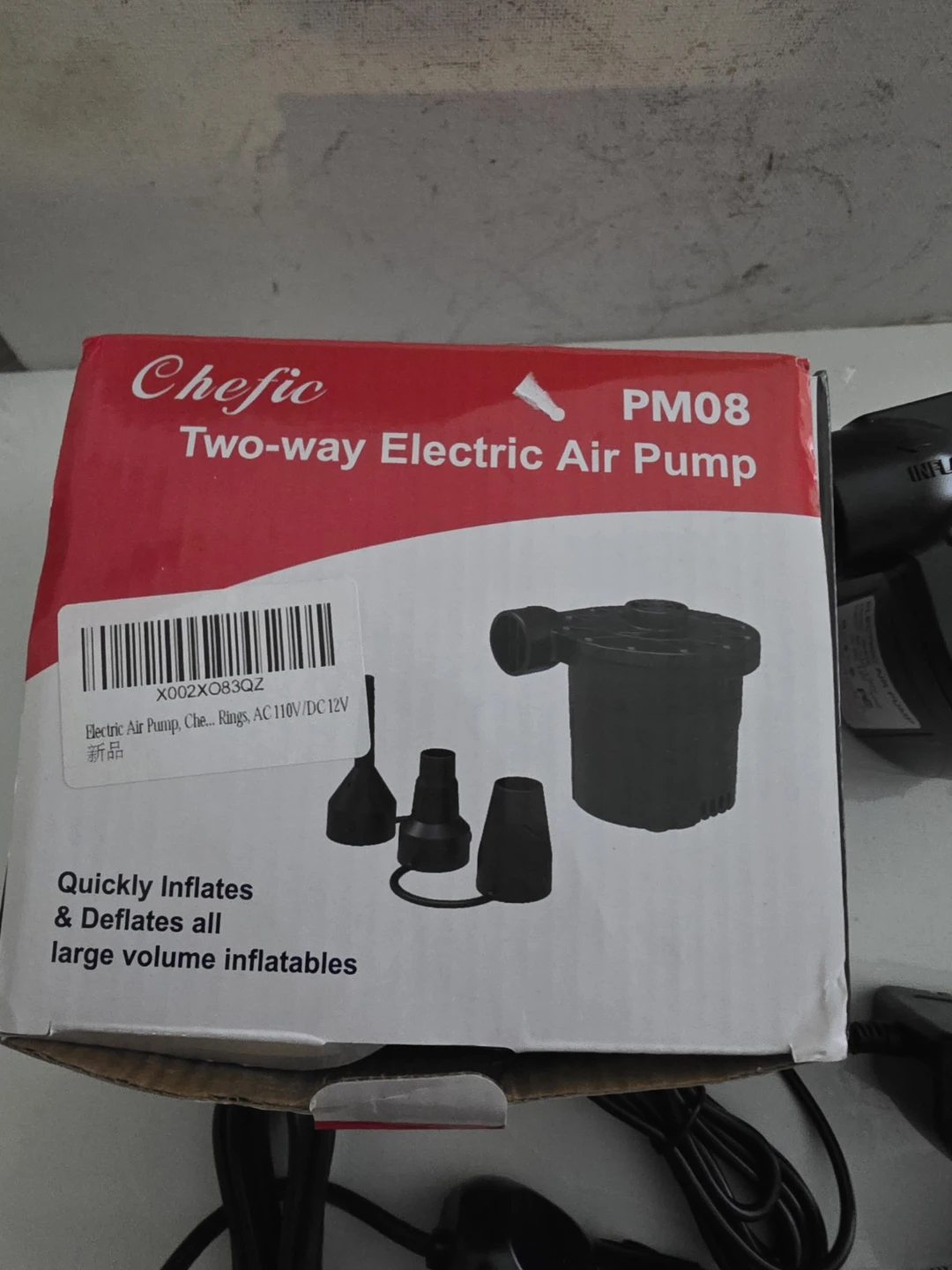Chefic PM08 Two-way Electric Air Pump - photo 2