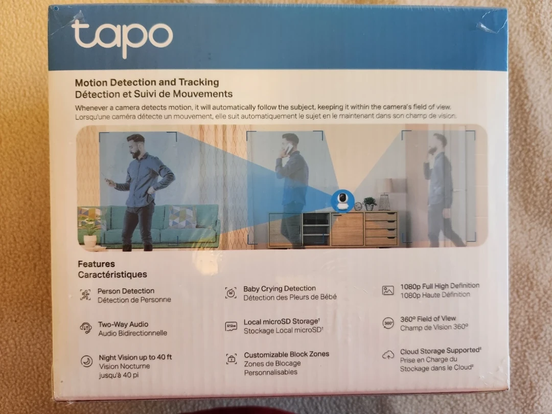 Tapo Pan/Tilt Home Security Wi-Fi Camera C200 - photo 2