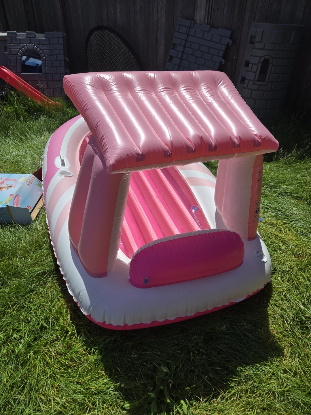 Brand new intex pink inflatable boat raft - photo 3