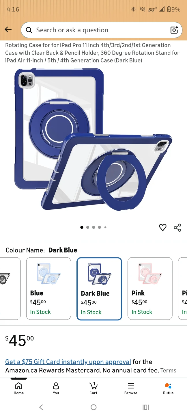 Rotating Case for iPad Pro 11 Inch & iPad Air 11-Inch - photo 2
