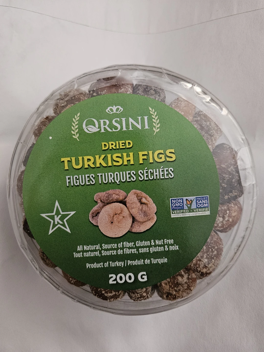 Qrsini Dried Turkish Figs 200g
