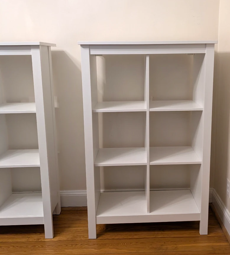 White 9 Cube Storage Shelf - photo 4