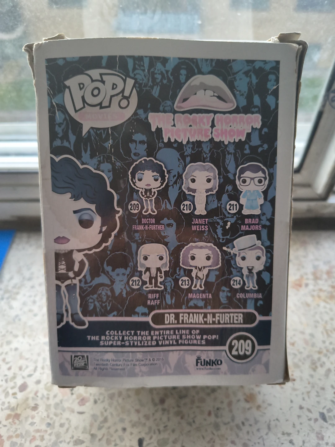 Rare Sun damaged Funko Pop! Dr. Frank-N-Furter #209 - photo 2