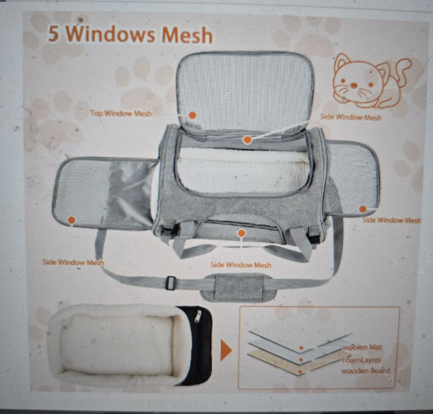 Pet Carrier Bag - photo 2