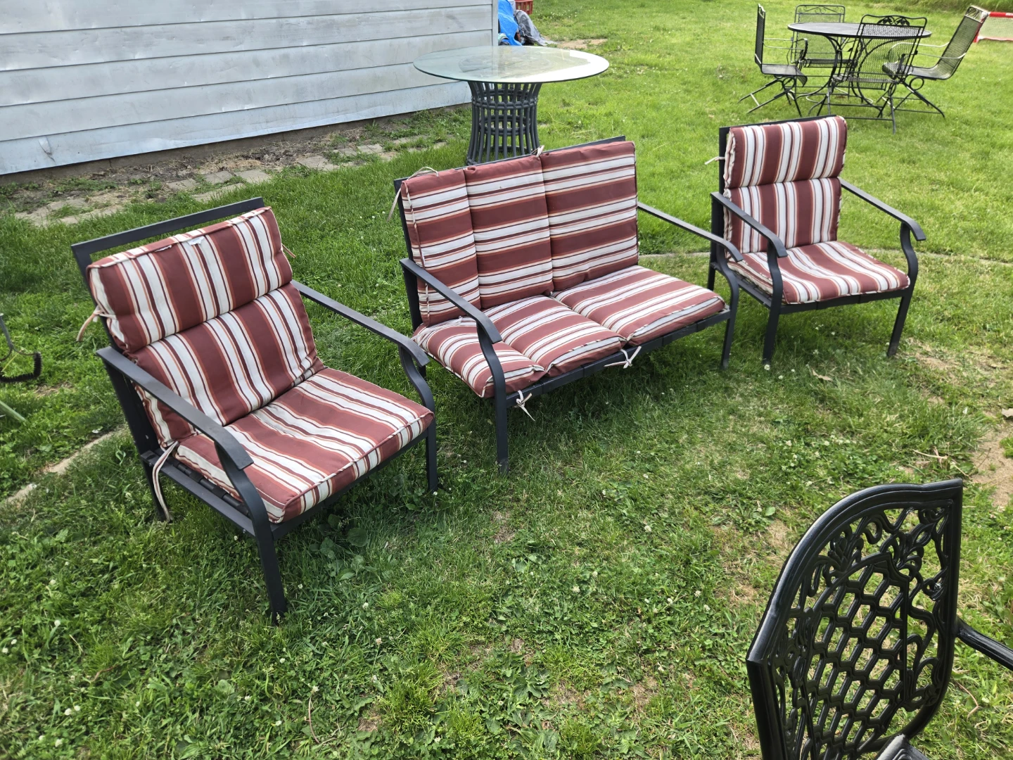 Patio Furniture Set - 2 Chairs & 1 Loveseat - photo 2