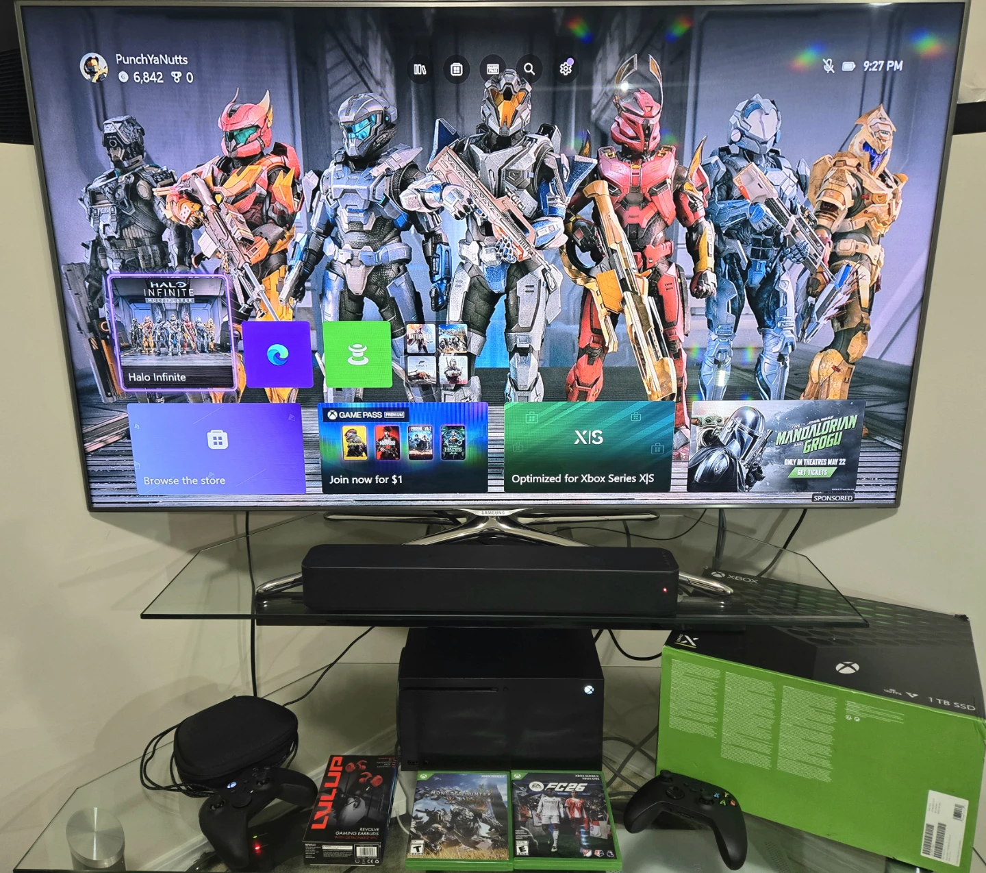 XBOX SERIES X 1TB BUNDLE + ELITE SERIES 2 + GAMES