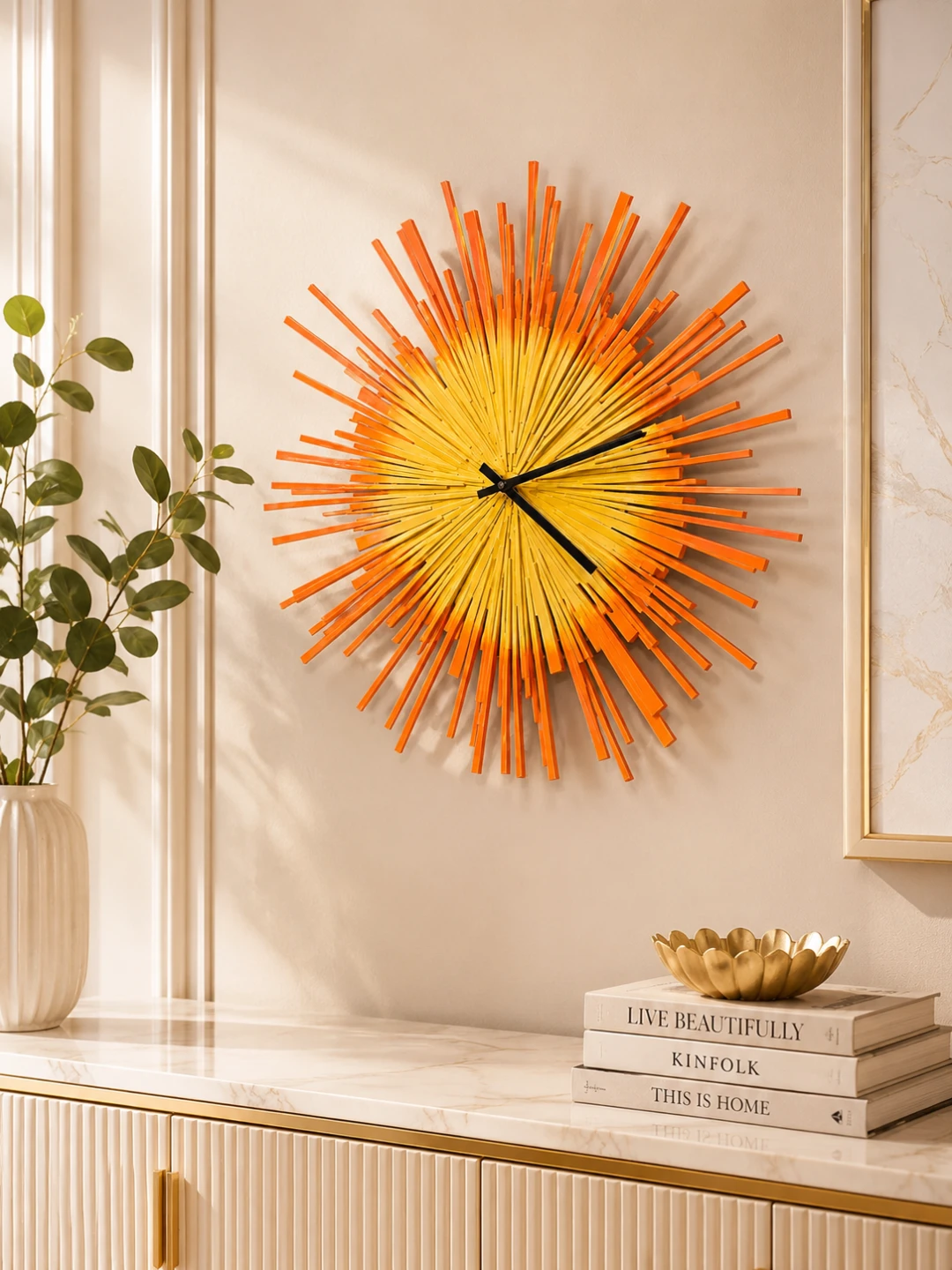 Sun style clock
