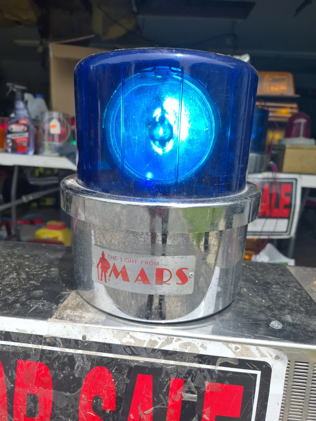 MARS SW2 SKYBOLT BLUE ROTATING LIGHT