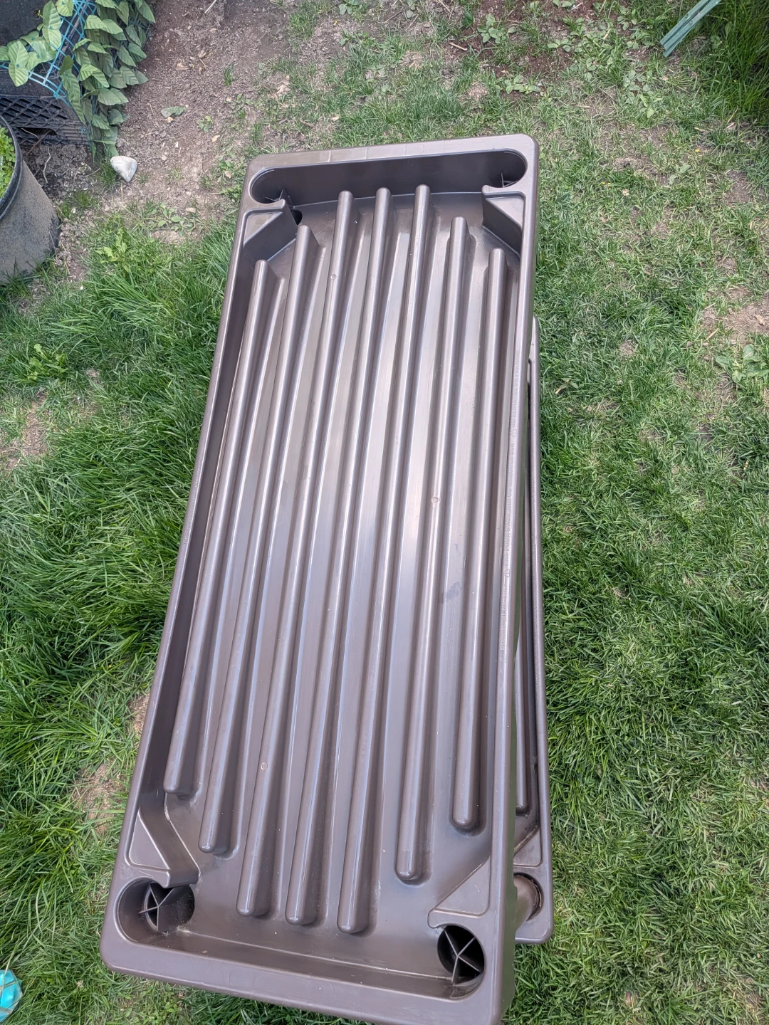 Brown Plastic Utility Shelf/shoe stand - photo 3