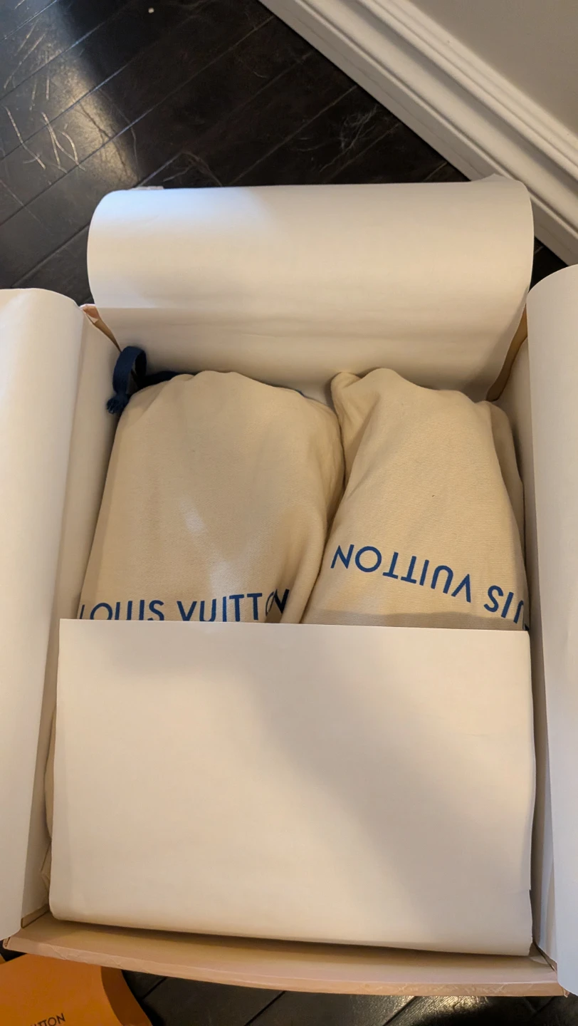 Louis Vuitton LV Trainer Sneaker Blue/White Size 8 - photo 5
