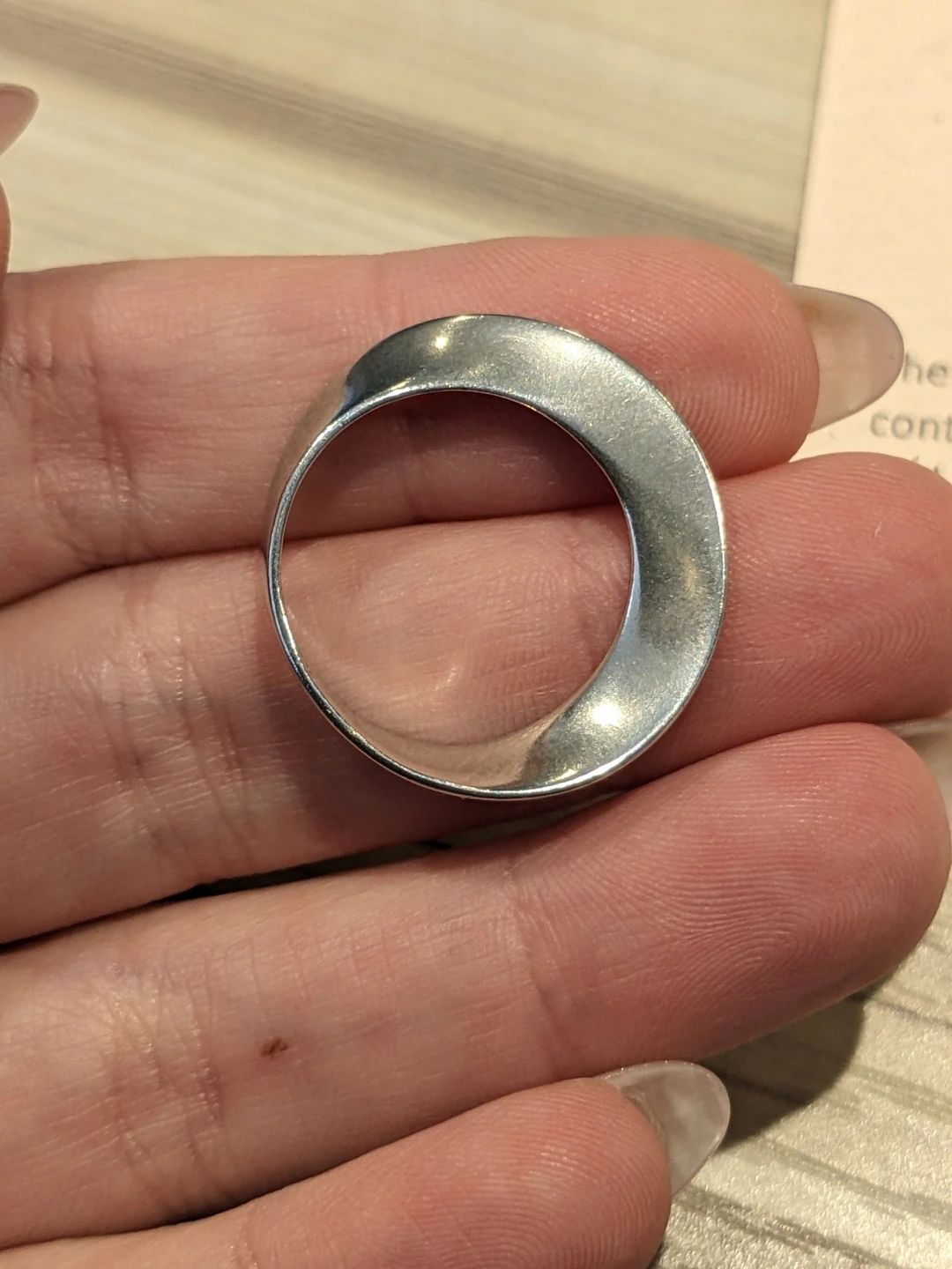 Sterling Silver Mobius Pendant - photo 3