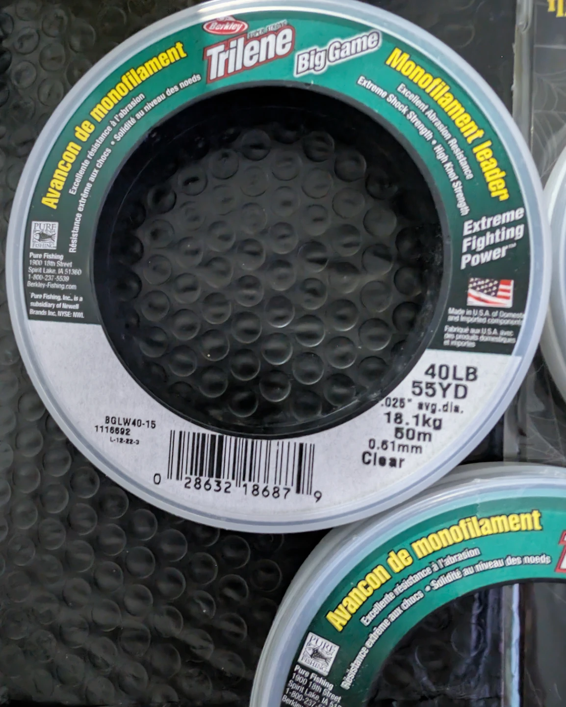 Berkley Trilene Big Game Mono Fishing Line - 40,50,60lb/55yd - photo 2