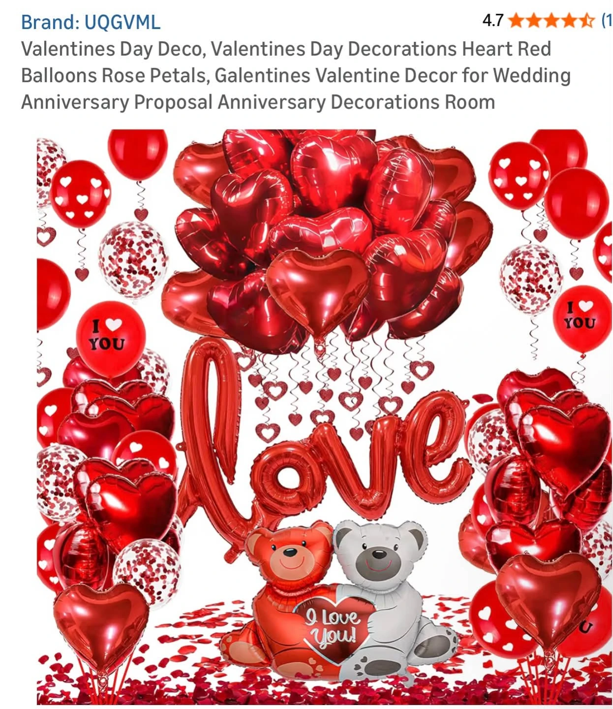 Anniversary / Engagement / Proposal / Valentines Decor Kit