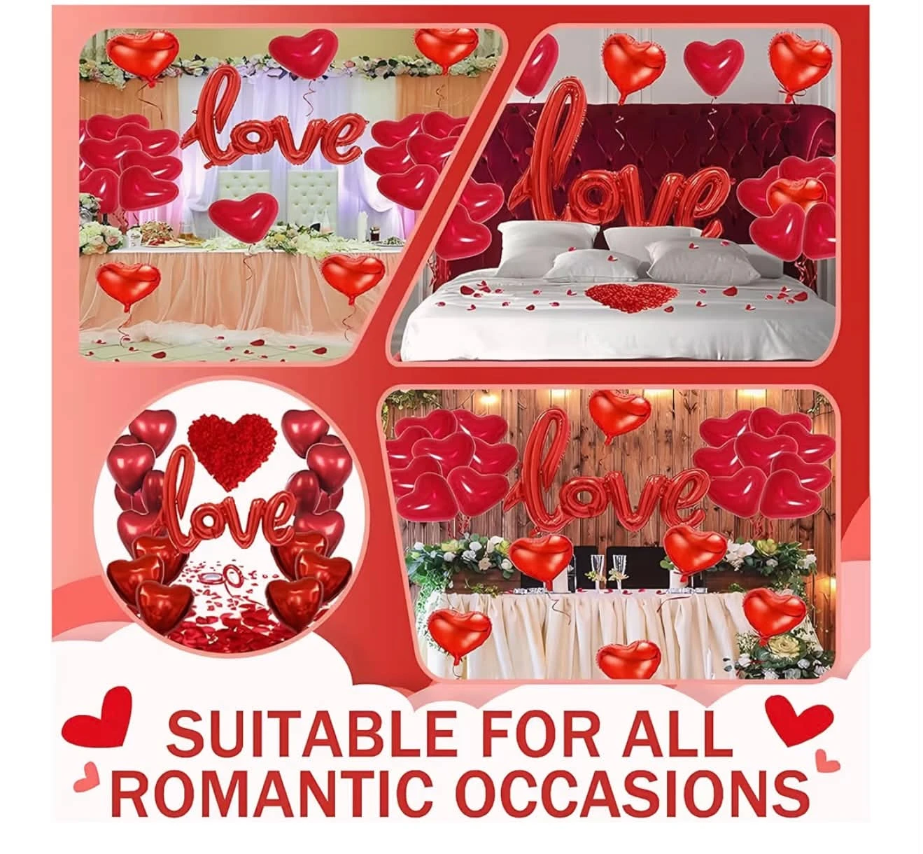 Anniversary / Engagement / Proposal / Valentines Decor Kit - photo 4