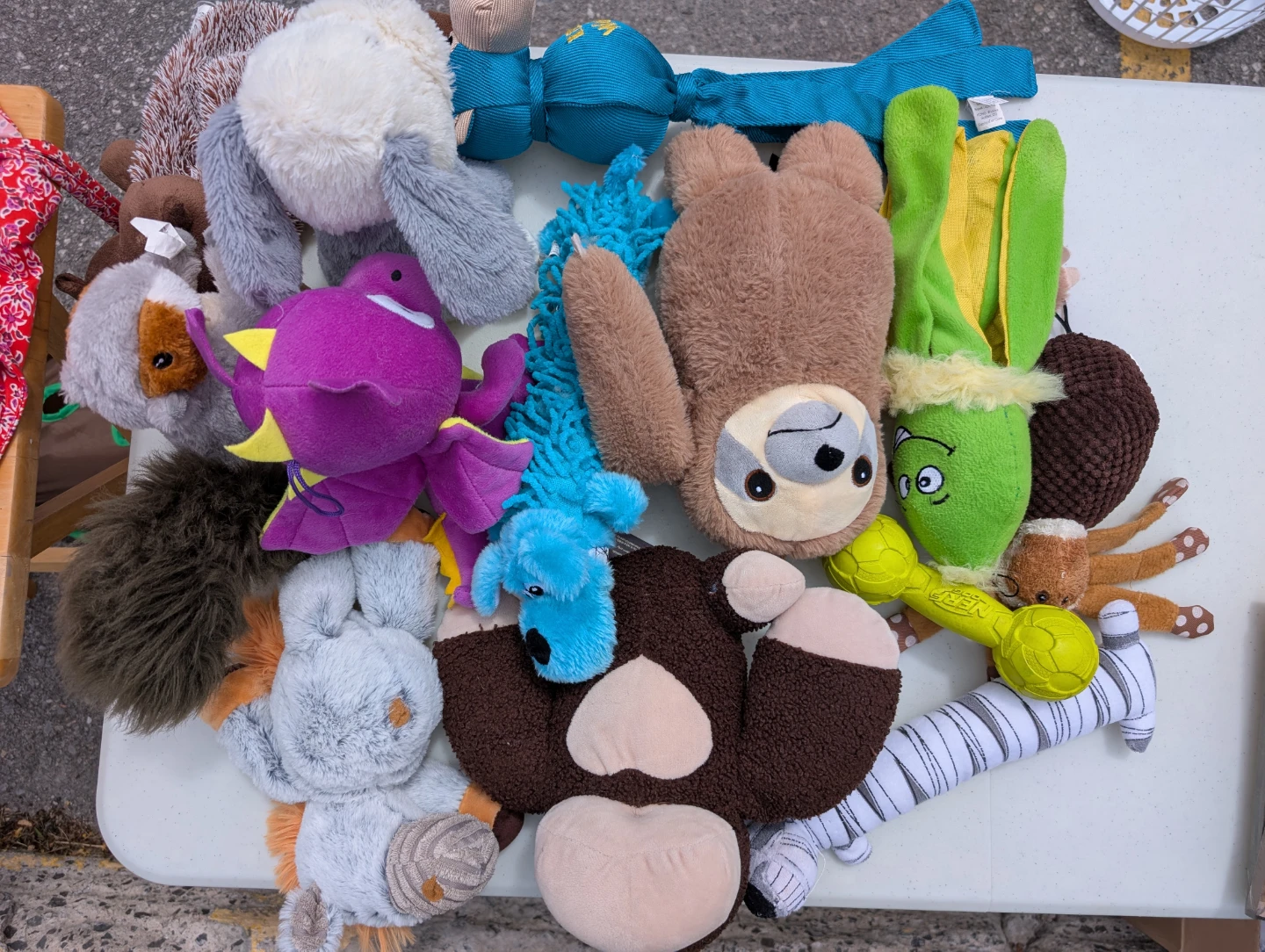 Assorted Dog Plush Toys