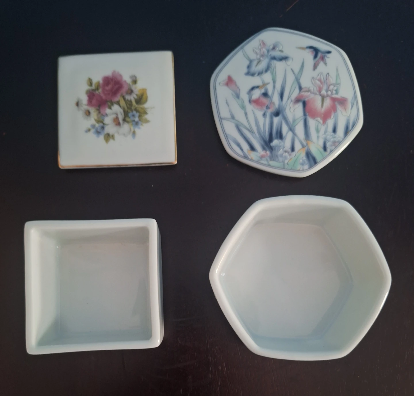 Vintage Porcelain Trinket Boxes made in Japan - photo 3