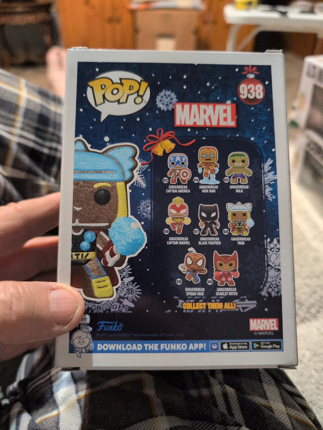 Funko Pop! Marvel Gingerbread Thor 938 Diamond Collection - photo 2