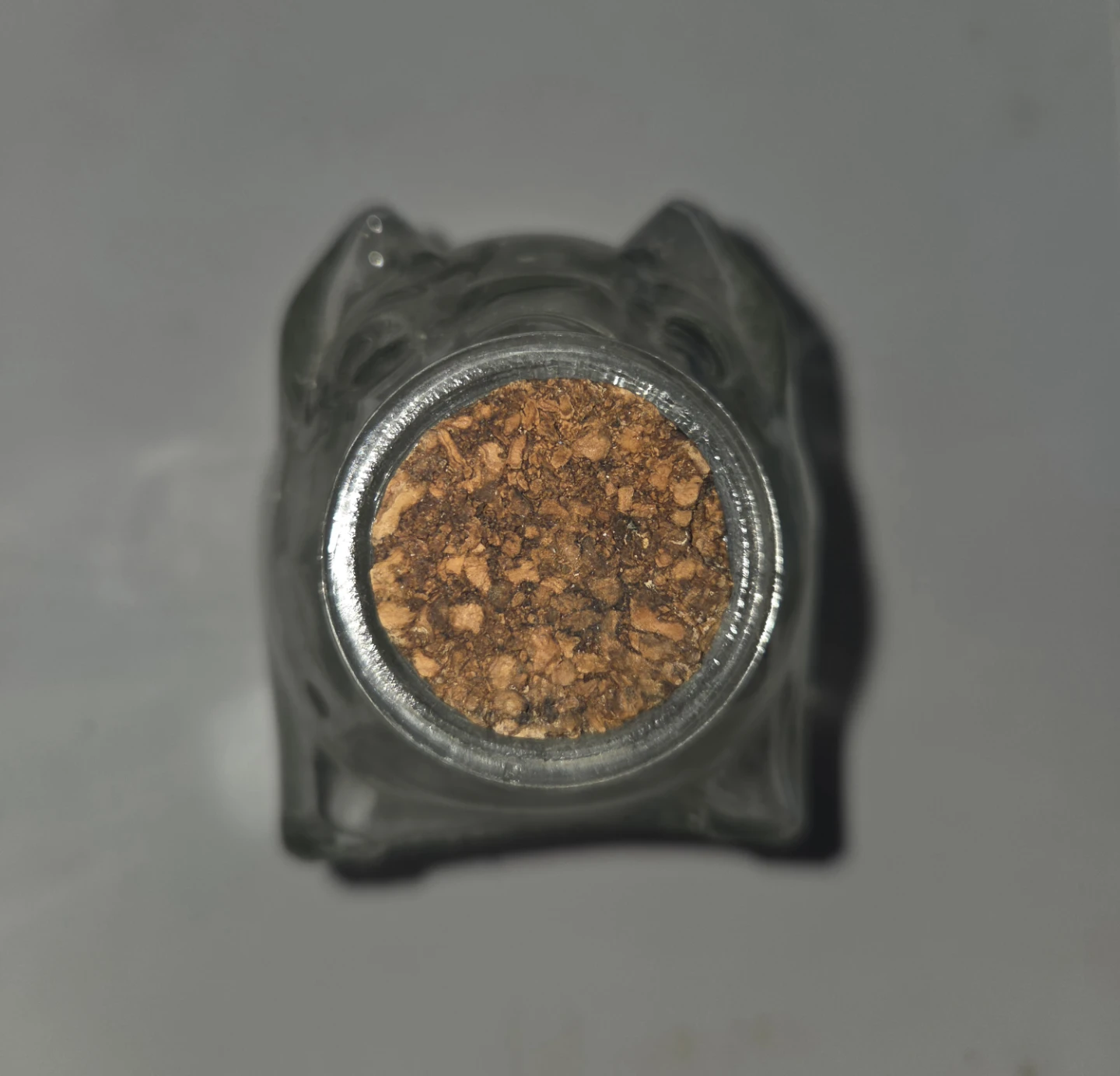 Clear Glass Pig Bottle with Cork Stopper - photo 2